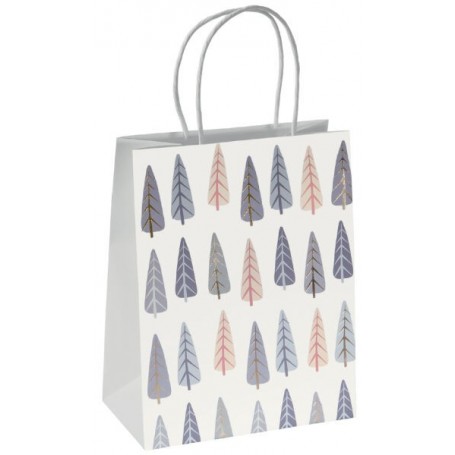 sigel Sac cadeau de Nol \"Pine trees\", petit