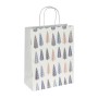 sigel Sac cadeau de Nol \"Pine trees\", grand