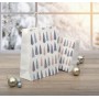 sigel Sac cadeau de Nol \"Pine trees\", grand