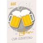 SUSY CARD Geburtstagskarte Round \"Bierglser\"