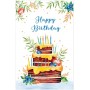 SUSY CARD Geburtstagskarte Wish and Bloom \"Riesentorte\"