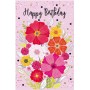 SUSY CARD Carte d\'anniversaire Goldelicious \"Bouquet\"