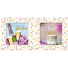 SUSY CARD 3D-Geburtstagskarte Sliding card \"Prosit\"