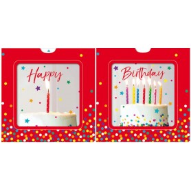 SUSY CARD Carte d\'anniversaire 3D Sliding card \"Bougie\"
