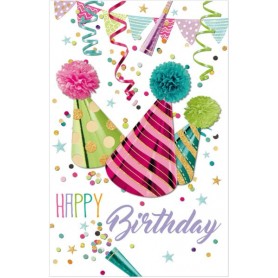 SUSY CARD Geburtstagskarte Confetti \"Partyhte\"
