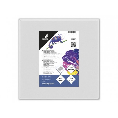 kangaro Toile / panneau entoil, 300 x 300 mm, blanc