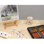 kangaro Set de pinceaux aquarelle, 10 pices, dans un tui