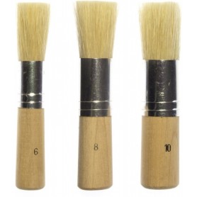 kangaro Set de pinceaux pour pochoir, 3 pices