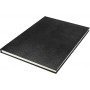 kangaro Cahier de croquis, A4, aspect peau de serpent, noir