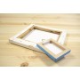 kangaro Attache pour cadre, diamtre: 30 mm, rond, blanc