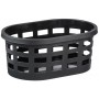 plast team Corbeille linge BOSTON, 36,8 litres, noir