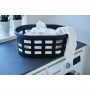 plast team Corbeille linge BOSTON, 36,8 litres, noir