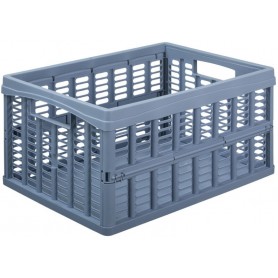 NHG Caisse de rangement pliante, PP, 11,5 litres, bleu