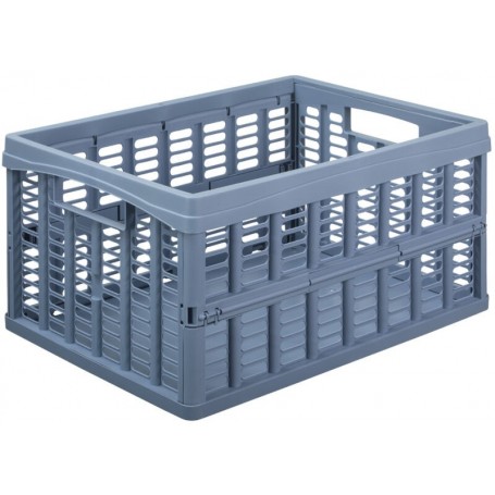 NHG Caisse de rangement pliante, PP, 11,5 litres, bleu