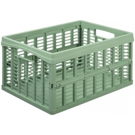 NHG Caisse de rangement pliante, PP, 11,5 litres, vert