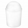 past team Poubelle couvercle basculant, 5 litres, blanc