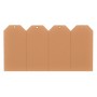 rillprint tiquette … suspendre, 55 x 110 mm, marron kraft