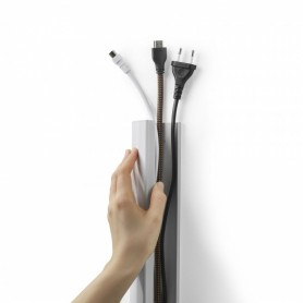 One for All Aluminium Kabelkanal 1 m silber