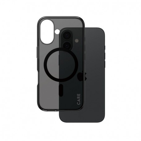 PanzerGlass CARE Flagship Smokey iPhone 16 schwarz