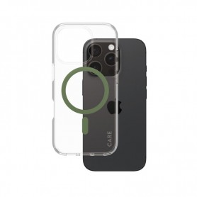 PanzerGlass CARE Flagship Colors iPhone 16 Pro grün