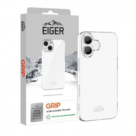 Eiger Grip Case iPhone 16 Plus transparent