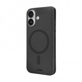 SBS Instinct Mag Cover iPhone 16 Plus schwarz