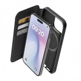 SBS Book Wallet MagSafe iPhone 16 Pro Max schwarz