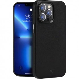 nevox StyleShell PRO MagSafe Leder iPhone 16 Pro schwarz