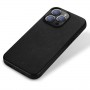 nevox StyleShell PRO MagSafe Leder iPhone 16 Pro schwarz