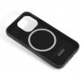 nevox StyleShell PRO MagSafe Leder iPhone 16 Pro schwarz