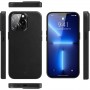 nevox StyleShell PRO MagSafe Leder iPhone 16 Pro schwarz