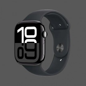 Apple Watch Series 10 46mm GPS+Cell. Jet Black Aluminium - Black MWY43QF/A