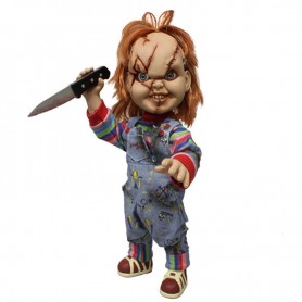 MEZCO TOYS - Action Figur Chucky-Child's Play Talking Chucky 38 cm Poupee figurine réaliste PARLE EN ANGLAIS !