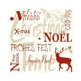 PAPSTAR Serviette motif de Nol \"Christmas Time\"