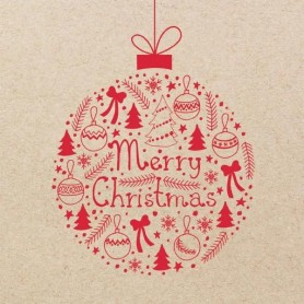 PAPSTAR Serviette motif de Nol \"Christmas Ball\"