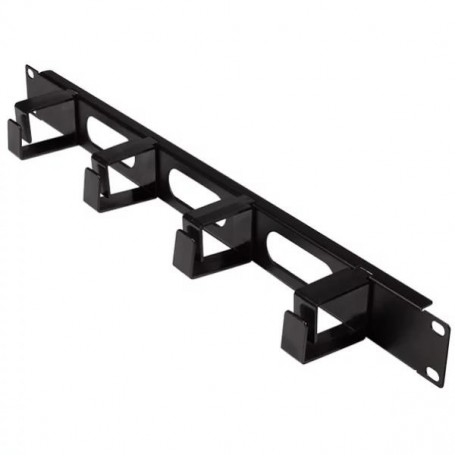 LogiLink Panneau passe-cbles 19\", 1 U, avec 4 boucles