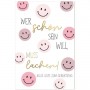 SUSY CARD Geburtstagskarte Bee yourself \"Lachende Gesichter\"