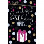 SUSY CARD Carte d\'anniversaire Goldelicious \"Pois\"