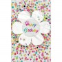 SUSY CARD Geburtstagskarte Confetti \"Blte\"