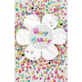 SUSY CARD Geburtstagskarte Confetti \"Blte\"