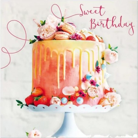SUSY CARD 3D-Geburtstagskarte \"Torte\"