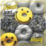 SUSY CARD Carte de voeux 3D \"Donuts\"