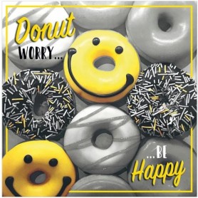 SUSY CARD Carte de voeux 3D \"Donuts\"