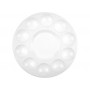 kangaro Palette de peinture, plastique, rond, 170 mm, blanc