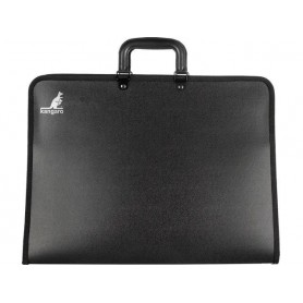 kangaro Porte-documents, A3, PP, avec poigne, noir