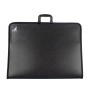 kangaro Porte-documents, A2, PP, avec poigne, noir