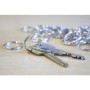kangaro Anneau porte-cl, mtal, diamtre: 25 mm, argent