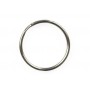 kangaro Anneau porte-cl, mtal, diamtre: 32 mm, argent