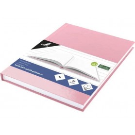 kangaro Cahier, A5, 160 pages, lign, rose pastel