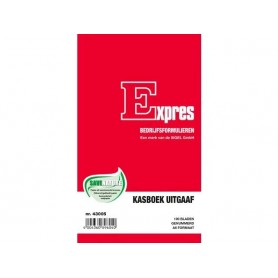 Expres Kasboek Uitgaaf, A6 staand, 100 vel